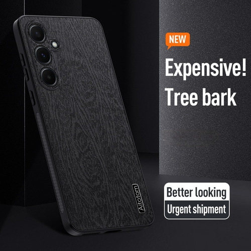 Funda Protectora Para Vivo Y15s 2021 A Prueba De Golpes, Anticaídas, Limpieza Duradera, Piel De Grano De Árbol