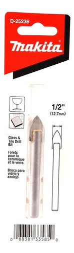 Broca Para Vidrio 1/2 X 3-1/8 PuLG Makita D25236