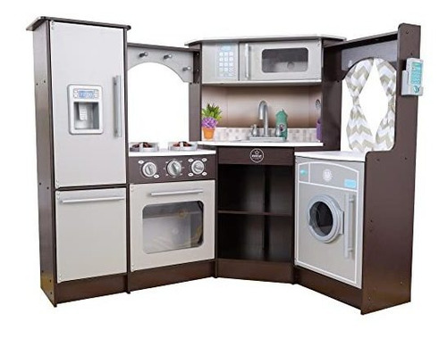 Kidkraft Ultimate Corner Play Kitchen Con Luces Y Sonidos, M