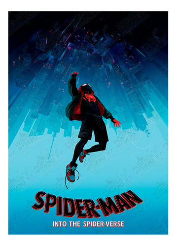 Póster Comic The Spiderman Into The Spiderverse