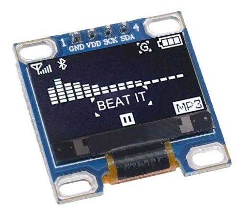 comprar Display Oled 0.96 Pulgadas 128x64 Ssd1306 I2c Arduino Blanco