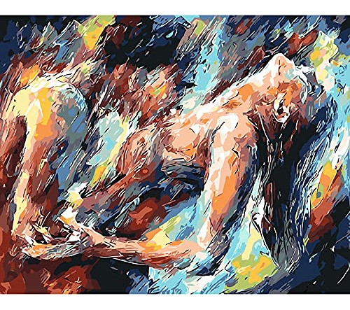 Essenburg Kit De Pintura Por Numeros, Pareja Desnuda, 16 X 2