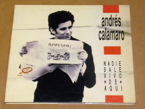 Andres Calamaro Nadie Sale Vivo De Aqui Cd Digipack / Kktu 