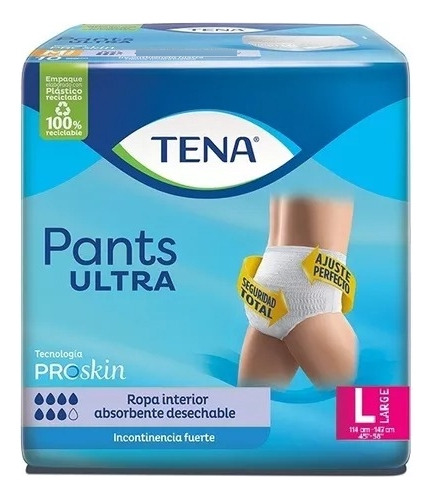  Tena Ropa Pants Bombacha Descartable Ultra Adulto L X48u