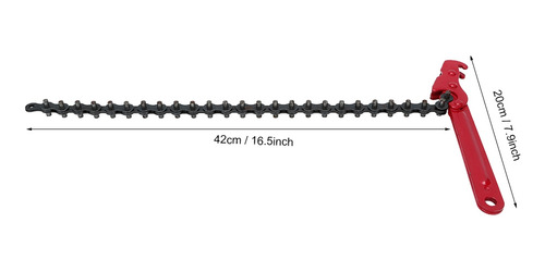Llave De Filtro De Aceite De Cadena Ajustable, Llave De Agar