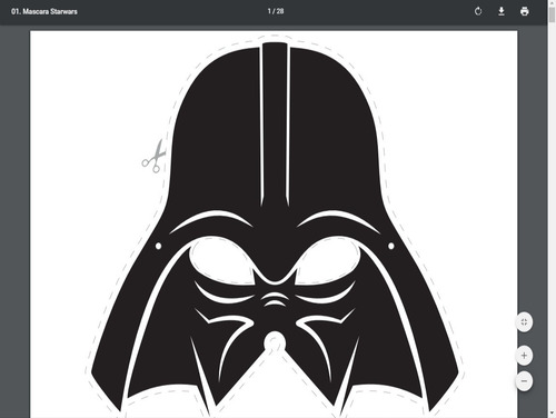 Imagen 4 de 5 de Star Wars Kit Fiesta Decoracion Imprimible Archivo Pdf