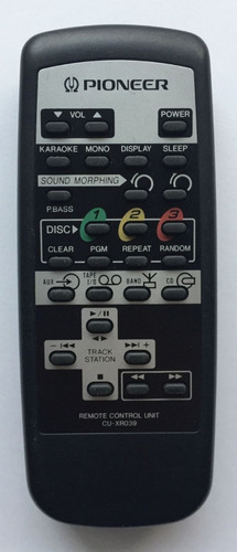 Control Remoto Pioneer  Original Modelo  Cu-xr 039