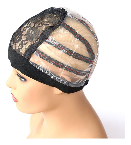 Btwtry - Gorra De Encaje Para Hacer Peluca Con Banda Elástic