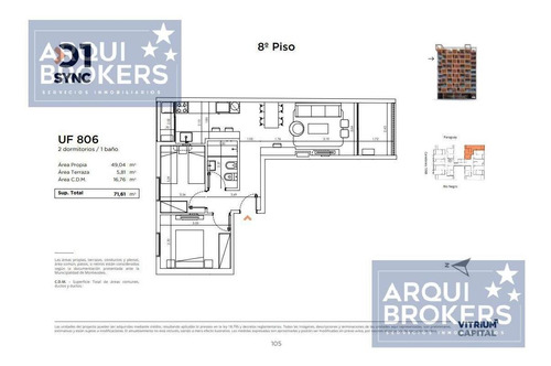 Imagen 2 de 16 de Venta Apartamento Dos Dormitorios En Barrio Sur - 806