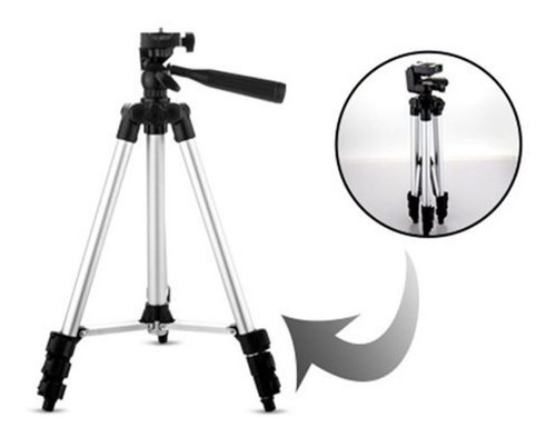 Tripode 3110 + Soporte Celular Y Bluetooth - Max Alt. 105 Cm