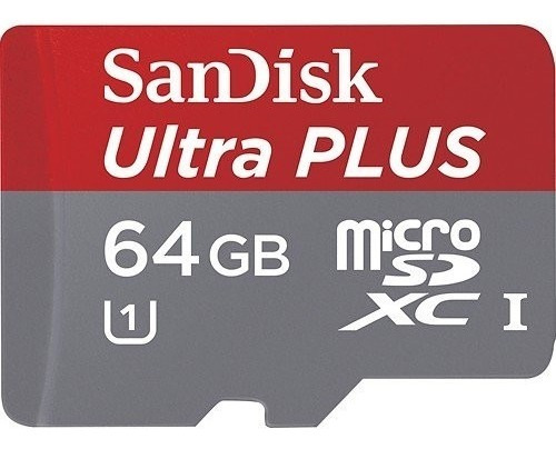 Micro Sd 64gb Sandisk Ultra Plus 80mb Ideal Gopro