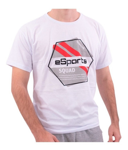 Camiseta Redragon Esports Squad Md6 2380 Branca Unissex