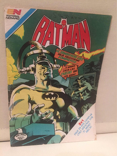 Comic Historieta Batman #1213 Serie Aguila Novaro 1983