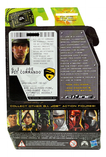 Gi Joe The Rise Of Cobra Military Force Gi Joe Pit Commando