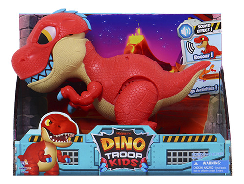 Dinosaurio T-rex Con Sonido Para Niños Dino Troop Kids