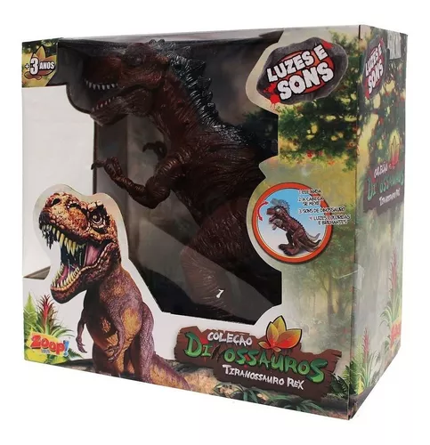 Dinossauro com Som e LUZ Verde Zoop TOYS ZP00164