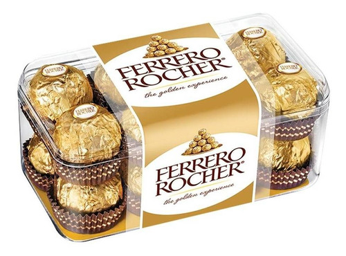 Chocolate Ferrero Rocher Relleno De Avellana 16 Piezas