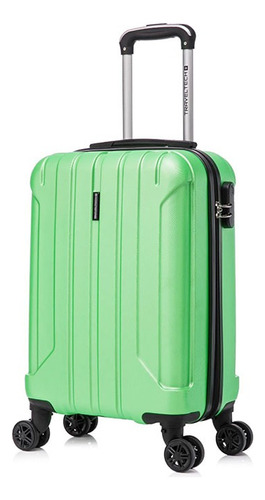 Valija Carry On Travel Tech Color Verde Liso
