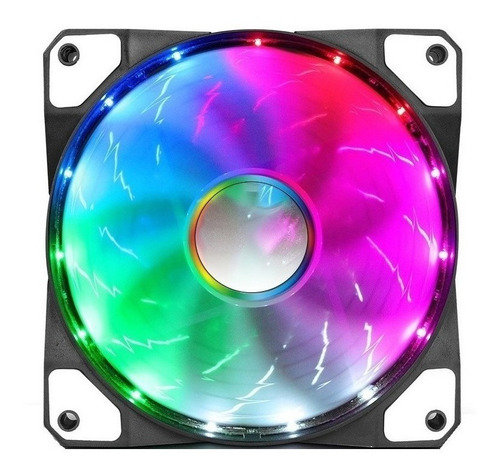 Fan Cooler Rgb Controlador 120mm Ventilador Pc Chasis Luz