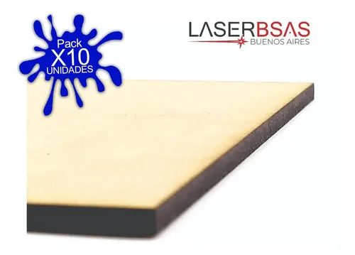 comprar Cuadrado En Fibrofacil 40 Cm X 10 Unid. En 3mm Cu40-3-10