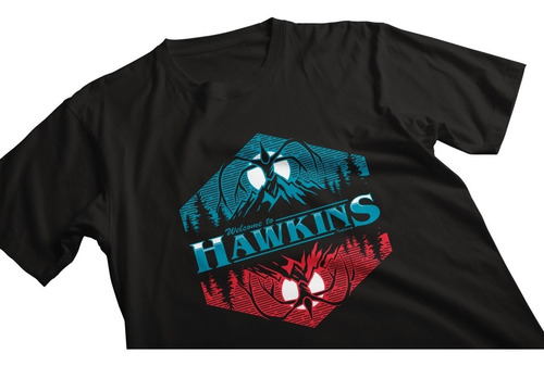 Playera Stranger Things Welcome Hawkings