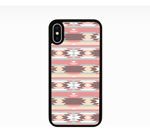 Funda Protector Para Iphone Vaquero Cenefa Rosa Iphone 8