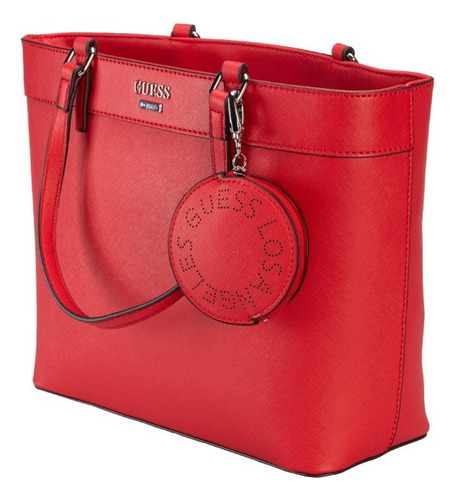 Bolsa carryall Guess Garren color rojo
