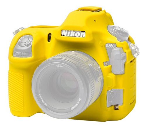 Funda Easycover Para Cámara Fotográfica Nikon D850 Amarillo