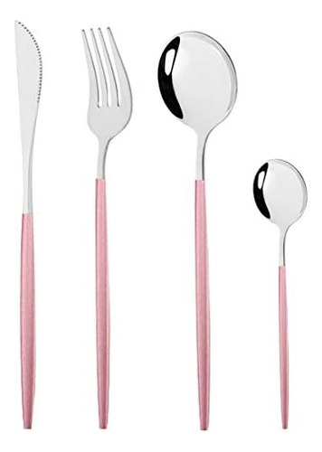 Set De Cubiertos Reutilizables De Acero Inoxidable 18/10 Ref