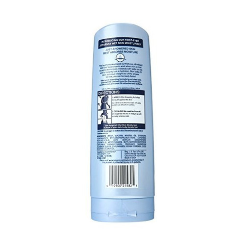 Jergens La Piel Mojada Crema Hidratante, Aceite De Coco, De