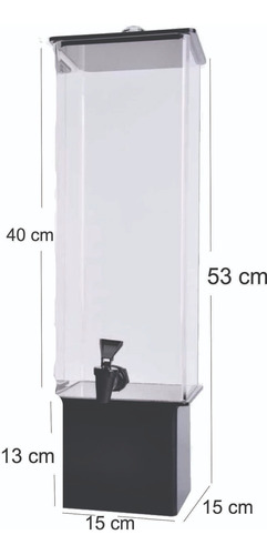 Dispensador De Bebidas Agua Liquido En Acrilico