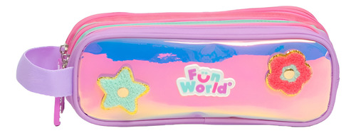 Cartuchera Fw Organizador Patch Diy 201260 Color Fucsia