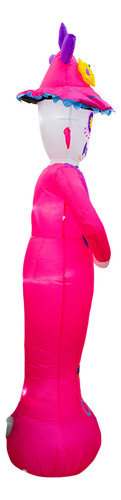 Inflable Halloween Catrina Decorativa Con Luz Led 2.10 Mts