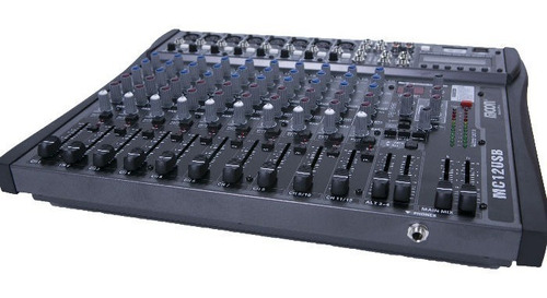 Imagen 7 de 8 de Consola Mixer Moon Mc 12 Usb Fx Bluetooth Interfaz Graba Cjf