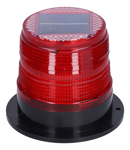 Luz Led Estroboscópica Solar De Advertencia, Señal Roja Magn