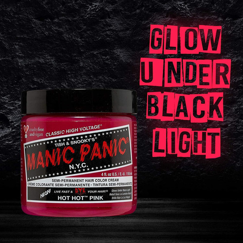 Manic Panic Hot Hot Pink Hair Dye Classic