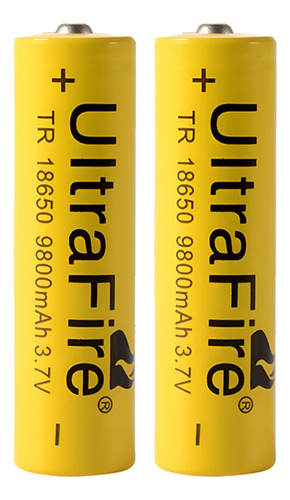 Batería De Litio Recargable 18650 Ultrafire 3.7v 9800mah X2u