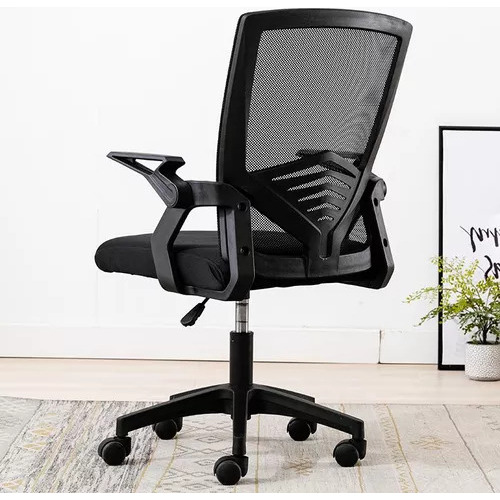 Silla De Escritorio Lumax Ezri Mesh Negra Con Tapizado (Usado)