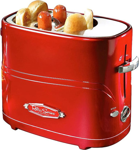 Tostador Hdt600retrored Retro Series Hot Dog Rojo