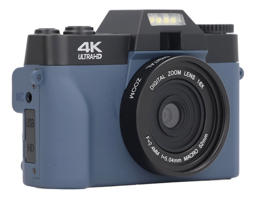 Cámara Digital 4k Para Fotografía, Vídeo, Enfoque Automático