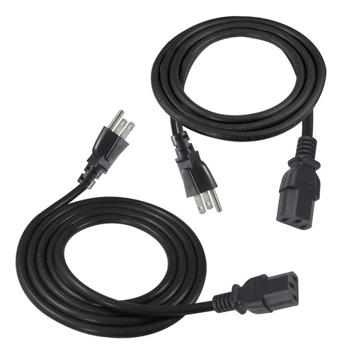 Cable De Alimentacion C13 (3 Pies-2 Unidades)