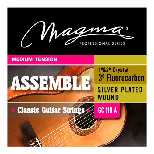 Encordado Guitarra Clasica Magma Gc120 Ht Tension Alta