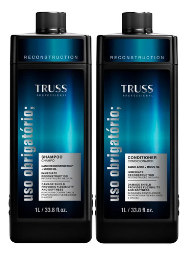 Truss Shampoo 1l + Condicionador 1l Uso Obrigatório