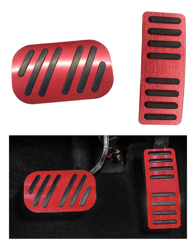 Kit De Cubierta De Pedal De Freno Cubierta De Pedal De Rojo