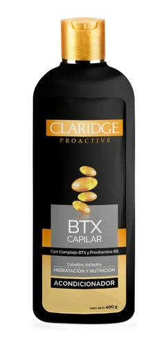 Acondicionador Claridge Proactive Btx Capilar X 400ml