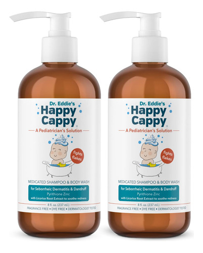 Happy Cappy Champu Anticaspa, Champu Para Dermatitis Antibor