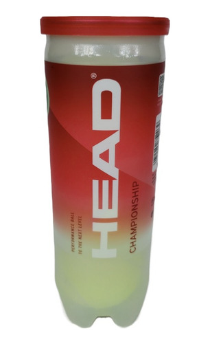 Pelota Head Championship 12 Tubos Tenis Padel All Court