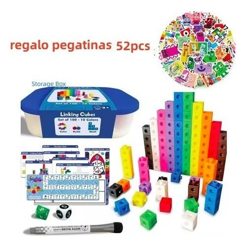 Conjunto De Atividades Do Mathlink Magic Numberblocks Cube