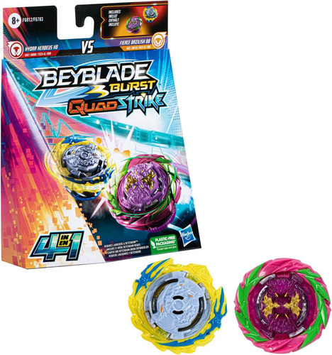 Beyblade Burst Quadstrike Fierce Bazilisk B8 E Hydra Kerbeus