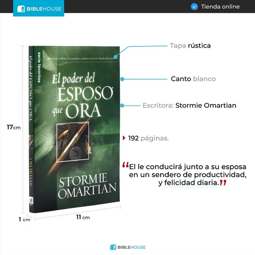 Libro Poder Del Esposo Que Ora - Stormie Omartian